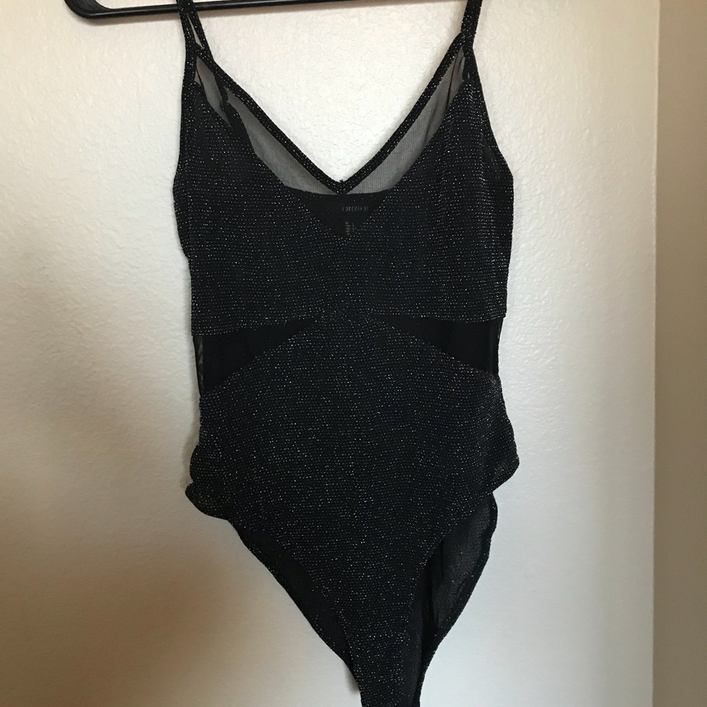 super cute mesh/glitter body suit